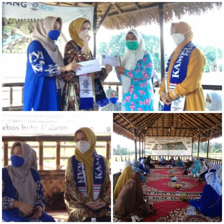 Nanda Indira Dendi Bersama Srikandi Dermawan Kunjungi Kampung Qur’an Al-Fussha