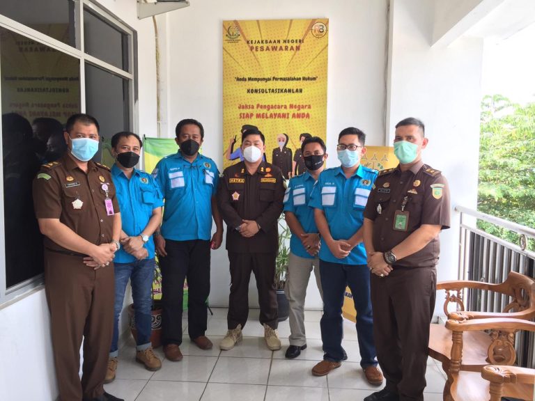 PWI Pesawaran Bersama Kejari Jalin Koordinasi Kemajuan Andan Jejama