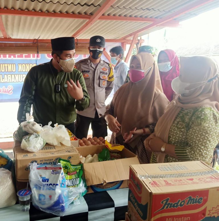 Bupati Pesawaran Tinjau Posko Relawan Isoman Covid-19 Desa Sukaraja