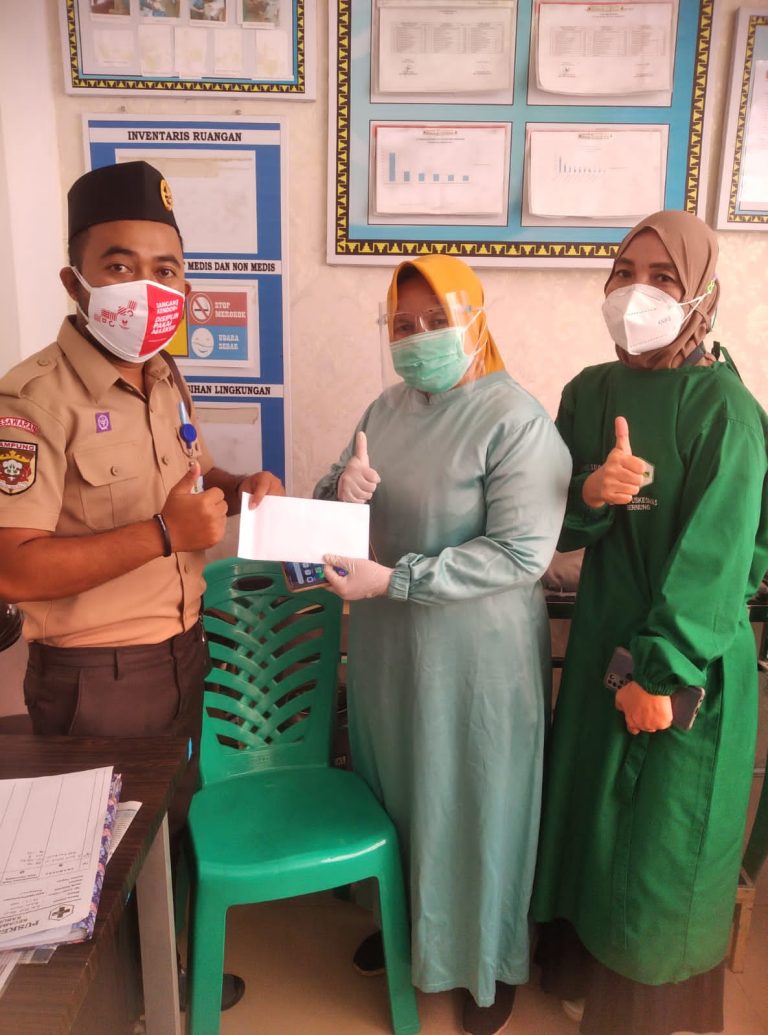 Bentuk Dukungan, PPNI Pesawaran Beri Bantuan Ratusan Perawat Positif Covid-19