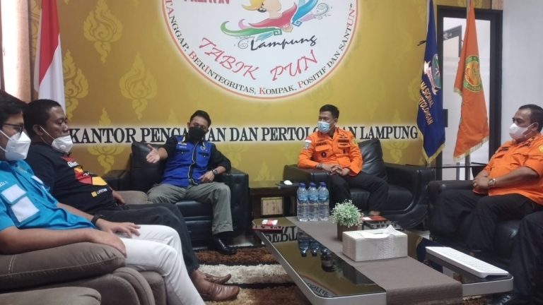 Sinergitas, PWI Pesawaran Jalin Koordinasi Dengan BNPP Provinsi Lampung