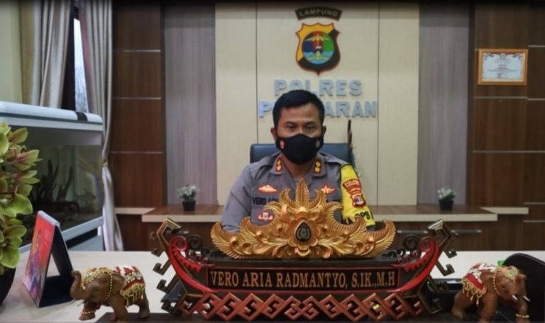 Jelang Pilkades, Polres Pesawaran Tindak Tegas Pelaku Kejahatan