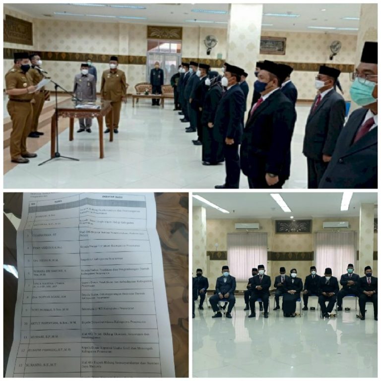 Bupati Pesawaran Lakukan Belasan Rolling Pejabat, Ini Nama-Namanya