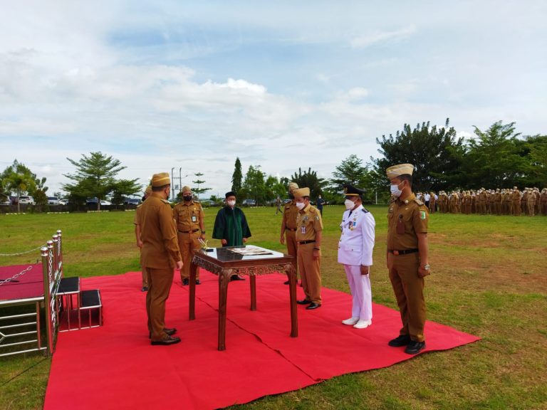 Percepatan Pembangunan, Bupati Pesawaran Kukuhkan Ratusan Pejabat ASN