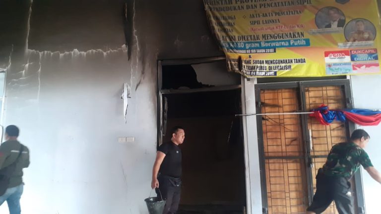 Insiden Kebakaran, Disdukcapil Pesawaran Tutup Pelayanan Sementara