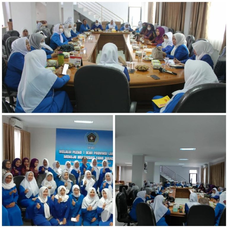 IKWI Lampung Bersama IKWI Kabupaten Gelar Rapat Pleno, Bahas 4 Bidang