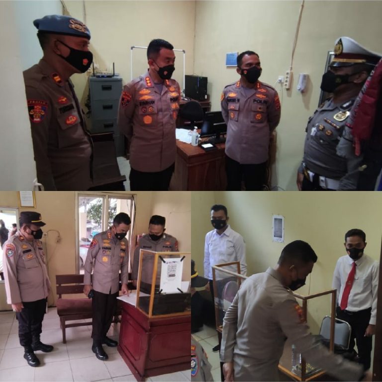 Kombes Pol M. Syarhan Periksa Ruangan Mapolsek dan Mapolres Pesawaran