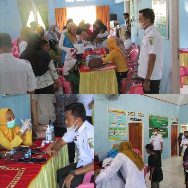 Masyarakat Desa Bunut Seberang Kembali Gelar Vaksin Merk Astrazeneca Dan Sinovac