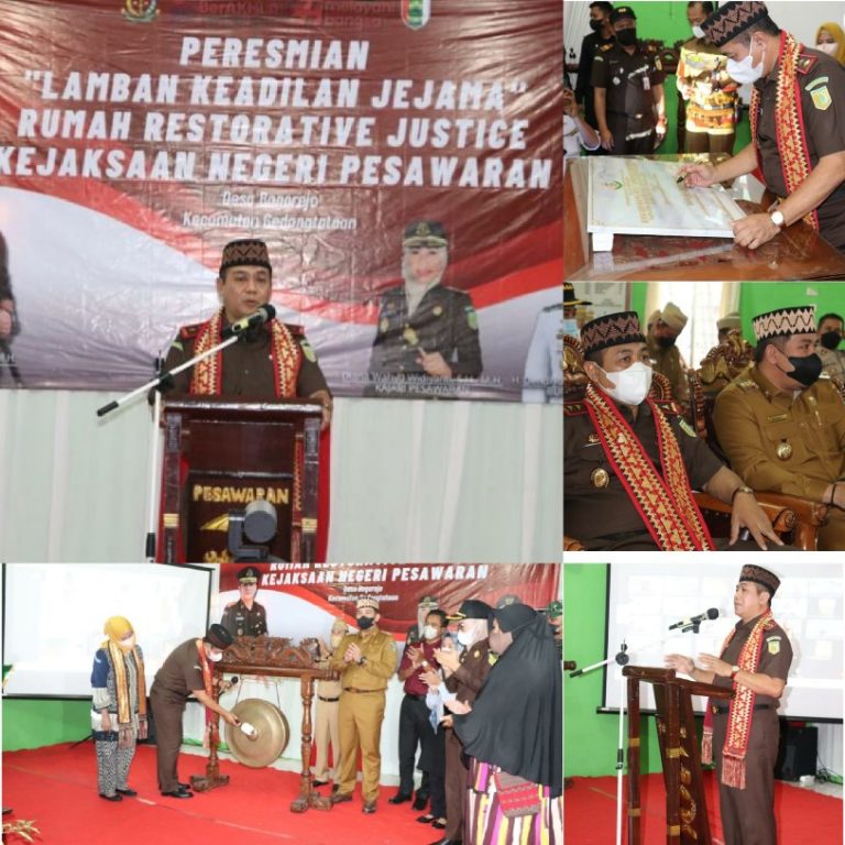 Kajati Lampung Resmikan Lamban Keadilan di Bumi Andan Jejama