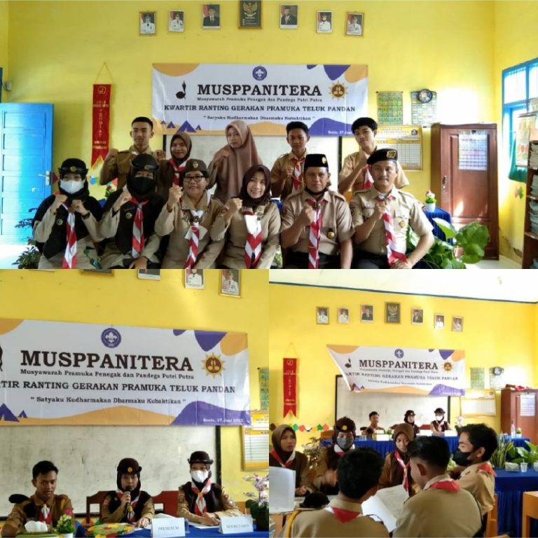 Kwartir Ranting Gerakan Pramuka Teluk Pandan Gelar Musppanitera