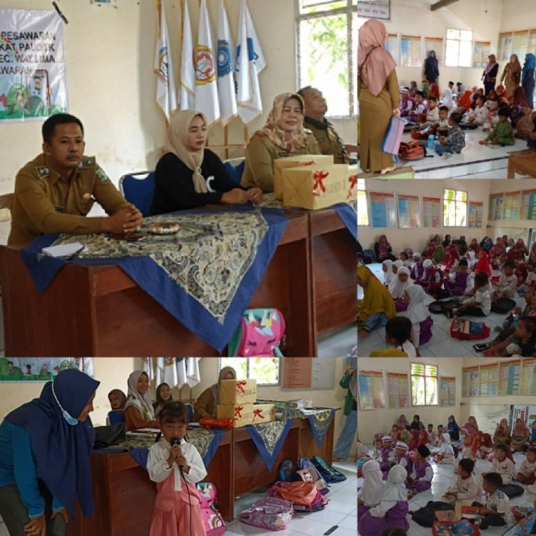 Meriahkan HUT Pesawaran, Karang Taruna Bersama Pemdes Gunungrejo Gelar Lomba Mewarnai