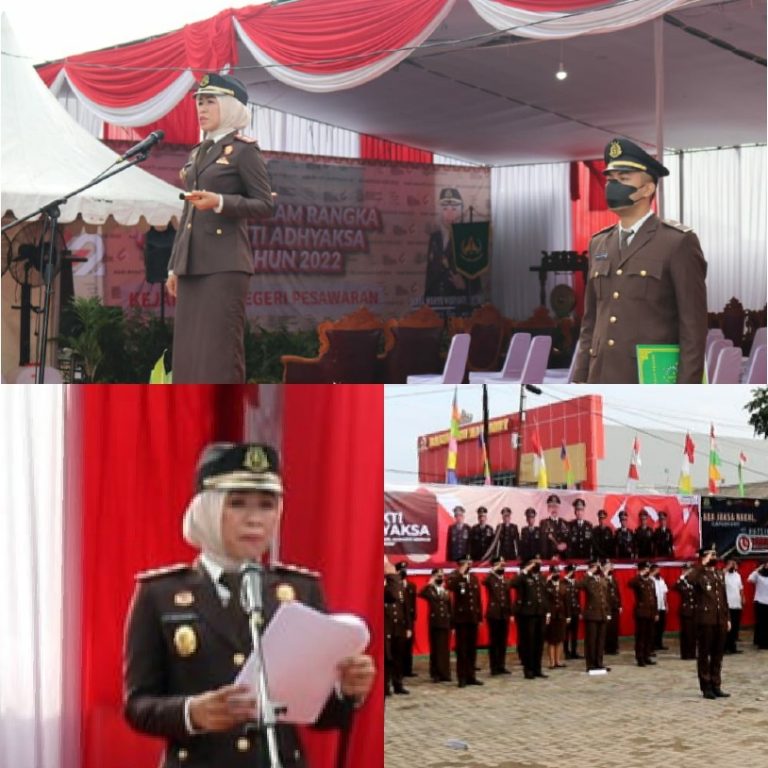 Kejari Pesawaran Peringati HBA Ke-62, Kajari Sampaikan 7 Amanat Jaksa Agung
