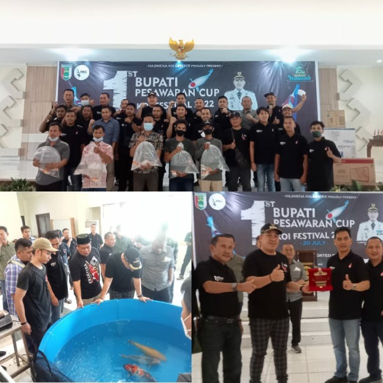 Sebanyak 300 Peserta Ikuti Festival Koi Pertama Kali di Pesawaran Lampung