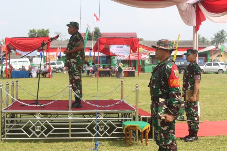 Upacara Penutupan TMMD 114, Danrem 043/Gatam Bacakan Amanat Kasad