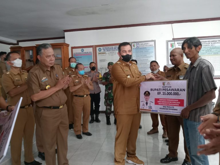 Dinas PRKP Pesawaran Gelar Sosialisasi Penyerahan Simbolis Bantuan Bangunan RLH