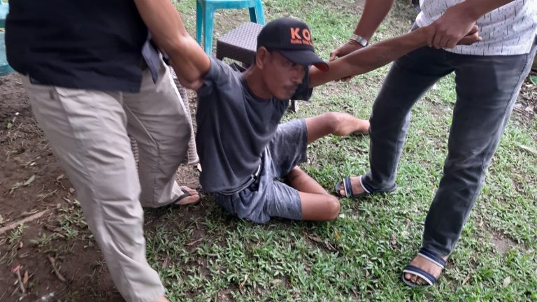 DPO Ancam Wartawan, Menangis Saat di Bekuk Polres Pesawaran