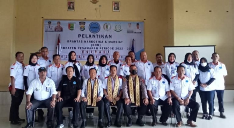 Dendi Ramadhona Ajak BNM Perangi Narkoba, Kapolres Pesawaran: Harapkan Bantu Kinerja Polri