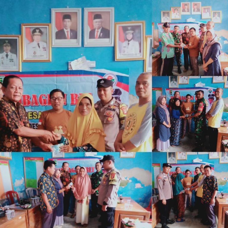 Kepala Desa Tajur Kecamatan Marga Punduh Bagikan BLT-DD Tahap lll Kepada 96 KPM