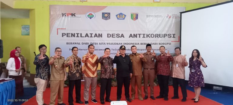 KPK RI Tetapkan Desa Hanura Antikorupsi, Gubernur Lampung Apresiasi