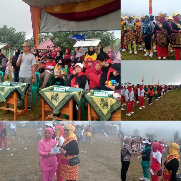 Peringati Kesaktian Pancasila, Kecamatan Way Ratai-Padang Cermin Gelar Lomba Senam Lampung Berjaya