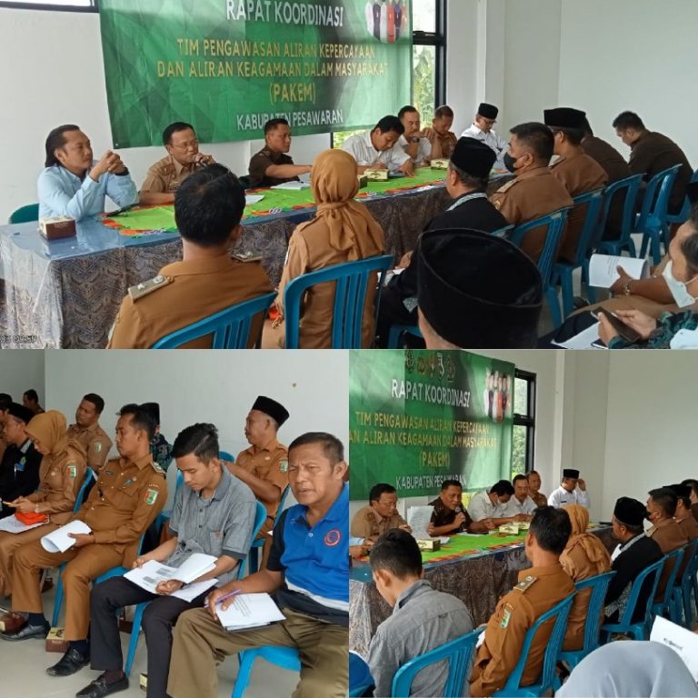 Pemetaan Jaringan Radikalisme, Tim Pakem Pesawaran Perkuat Pengawasan ke Desa