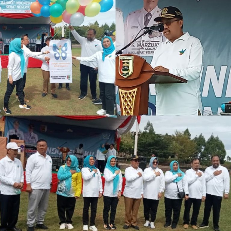 Pemkab Pesawaran Peringati HKN, Wildan: Bangkit Indonesiaku, Sehat Negeriku