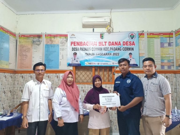 Penyaluran BLT DD Tahap Akhir Desa Padang Cermin Sudah Disalurkan