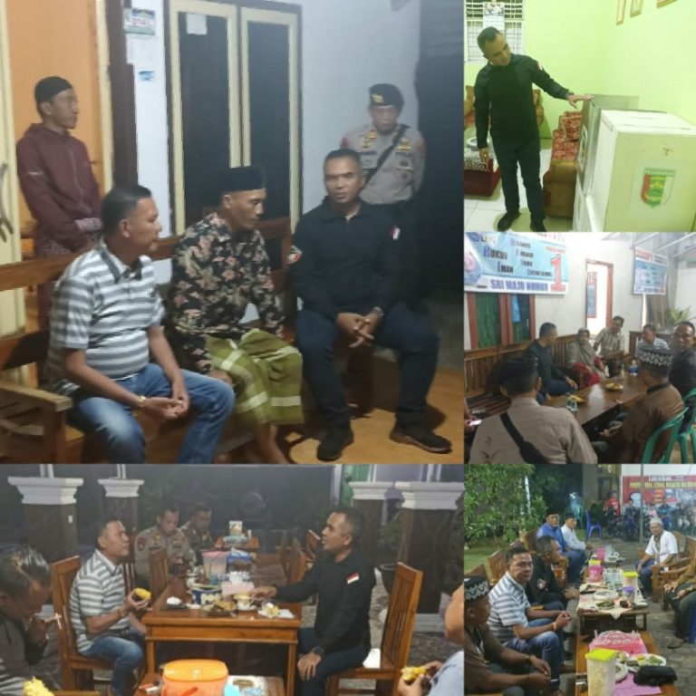 Kapolres Pesawaran Turun Langsung Sambang Desa, Cipta Kondisi Jelang Pilkades