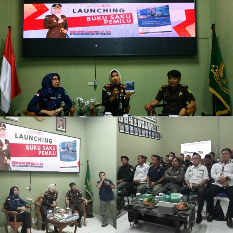 Kawal Pemilu, Perdana di Indonesia, Kejari Pesawaran Luncurkan Buku Saku Pemilu