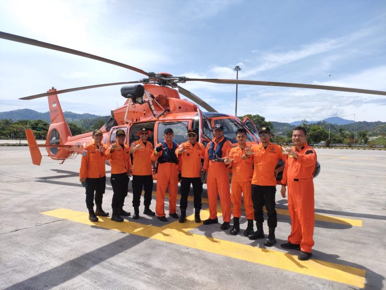 Basarnas Lampung Pantau Pelabuhan Bakauheni Melalui Udara