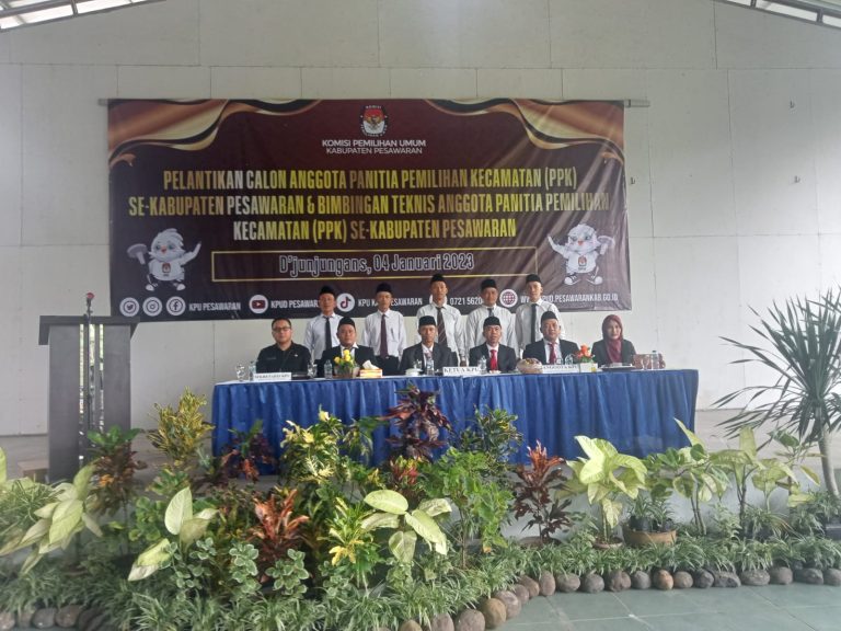 Ketua KPU Pesawaran : PPK Harus Kerja Secara Integritas dan Baik