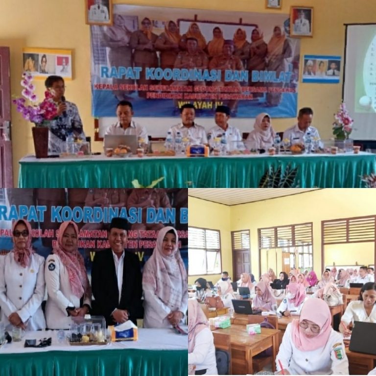 Korwilcam Gedongtataan Tindak Lanjuti Edaran Kadisdik Pesawaran Gelar Bimlat