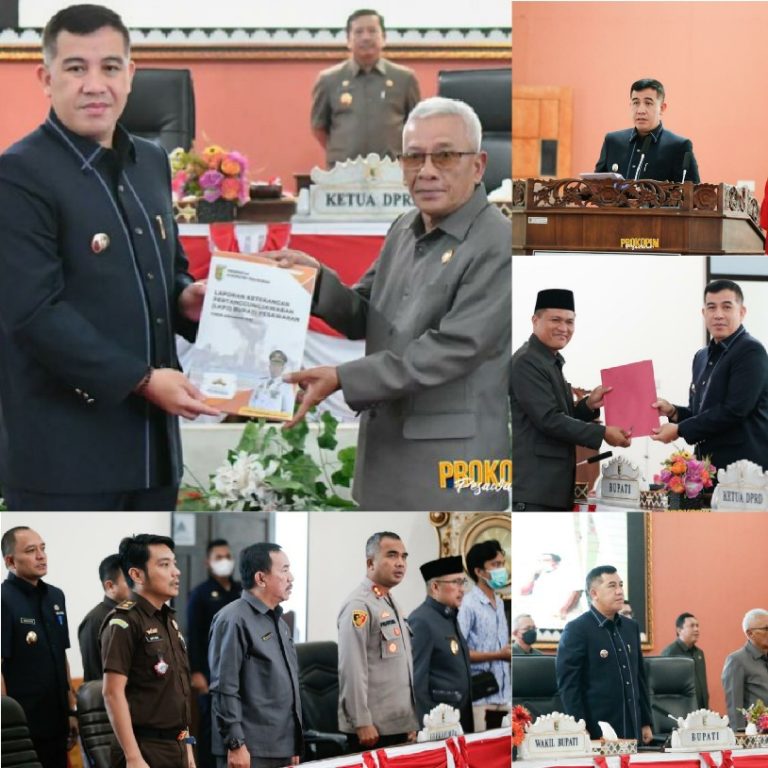 Paripurna Istimewa, Bupati Pesawaran Paparkan Predikat SAKIP Capai 99,33 persen