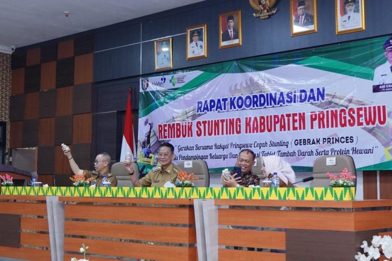 Pj. Bupati Pringsewu Buka Rembuk Stunting 2O23