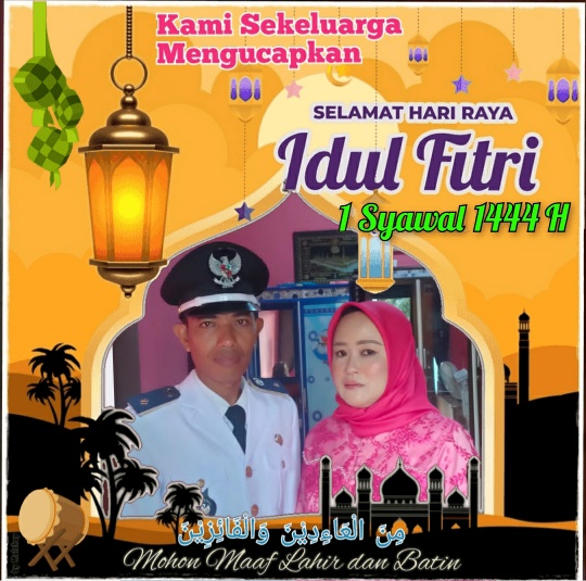 Kades Tresnomaju Sariman, S. E, Mengucapkan Selamat Hari Raya Idul Fitri 1444 H