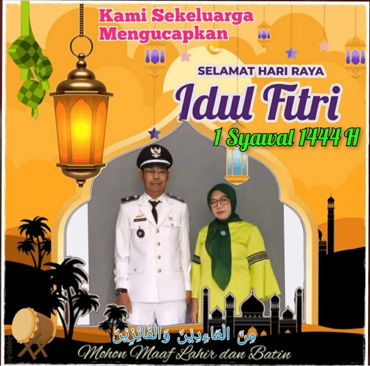 Kades Talang Mulya Ahmad Jahroni, Mengucapkan Selamat Hari Raya Idul Fitri 1444 H