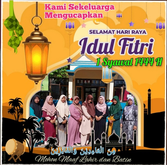 Kepala SDN 6 Marga Punduh Hasnawati,S.Pd Mengucapkan Selamat Hari Raya Idul Fitri 1444 H