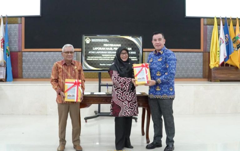 Pemkab Pesawaran Kembali Raih WTP Dari BPK RI