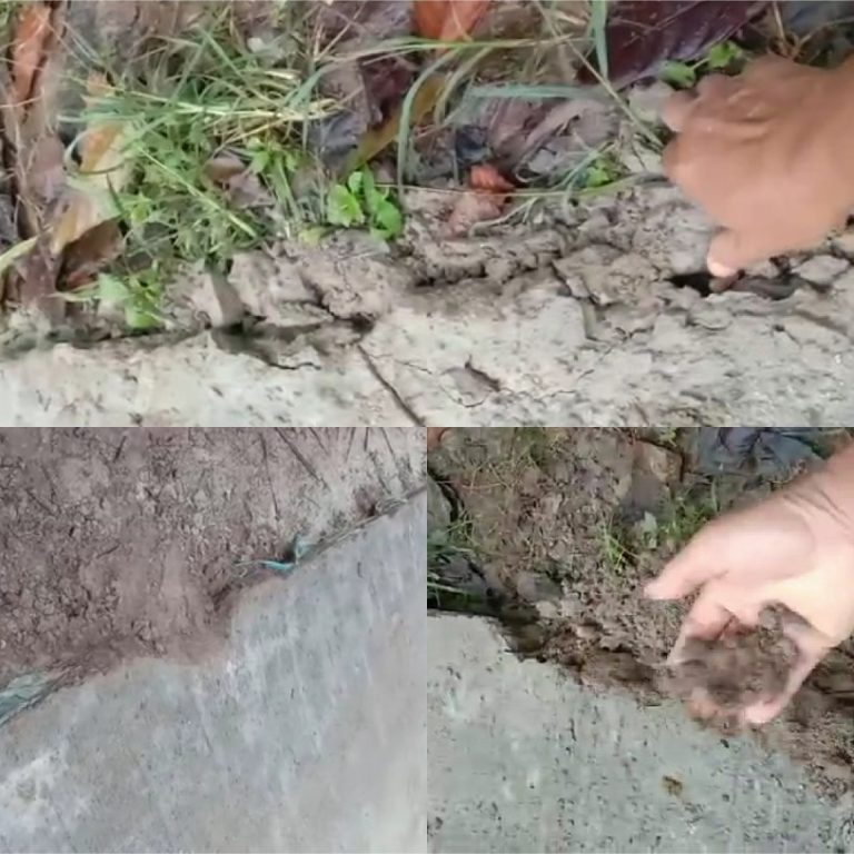 Rabat Beton Hancur, APH Turun Lapangan Periksa Kualitas Buruk