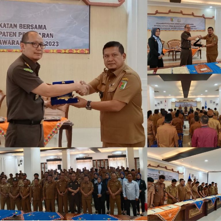 Pendampingan Hukum, Kejari Pesawaran Lakukan MoU Bersama Kepala Desa