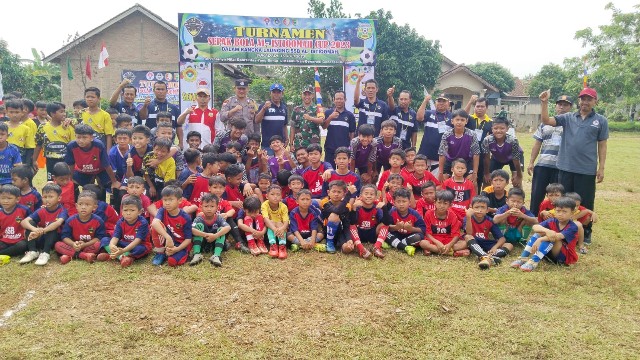 Sambut Hari Jadi Pesawaran Ke 16, Kepala Desa Sukadadi Gelar Turnamen Sepak Bola