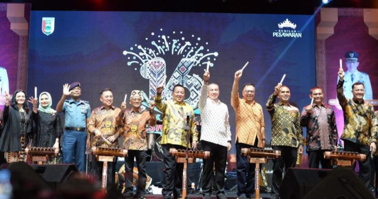 Malam Puncak HUT Pesawaran ke-16, Bupati Dendi Berharap Jadi Kabupaten Terbaik di Lampung