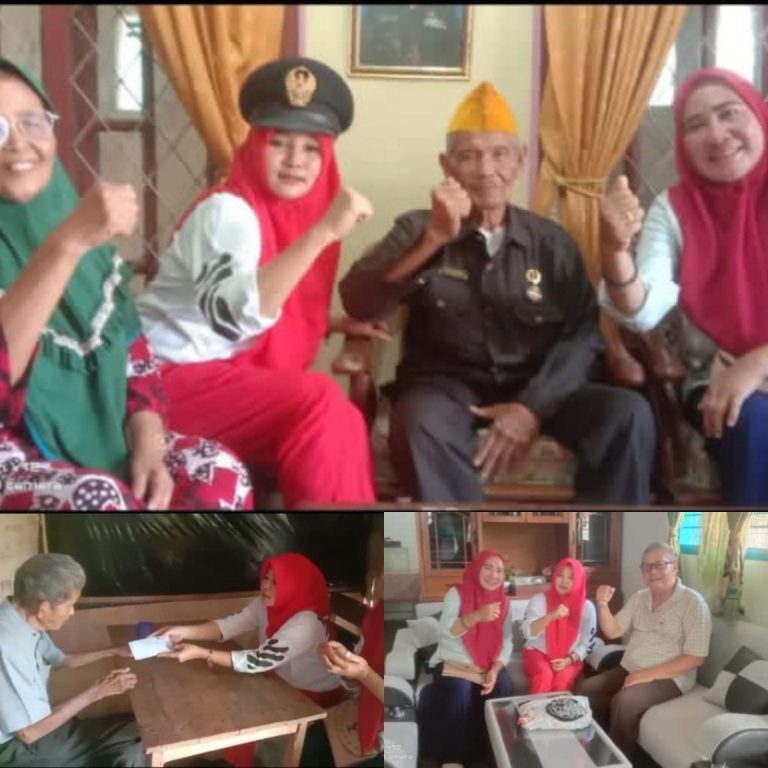 Dihari HUT RI ke-78, Srikandi Dermawan Berikan Tali Asih Pejuang Veteran