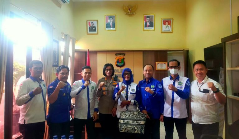 DPC Peradi Gedongtataan Audensi Dengan Kapolres Pesawaran