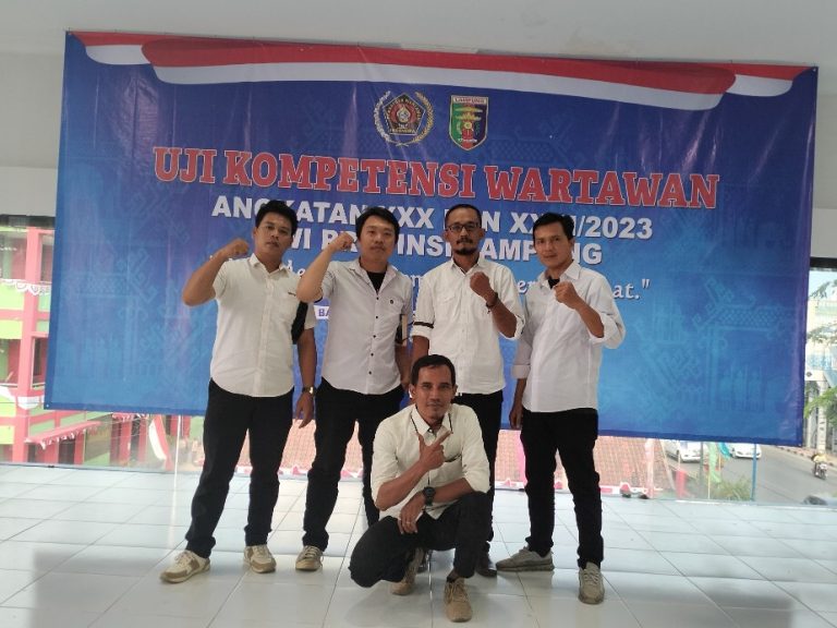 Lulus UKW, PWI Pesawaran Kembali Lahirkan 4 Wartawan Jenjang Muda dan 1 Madya