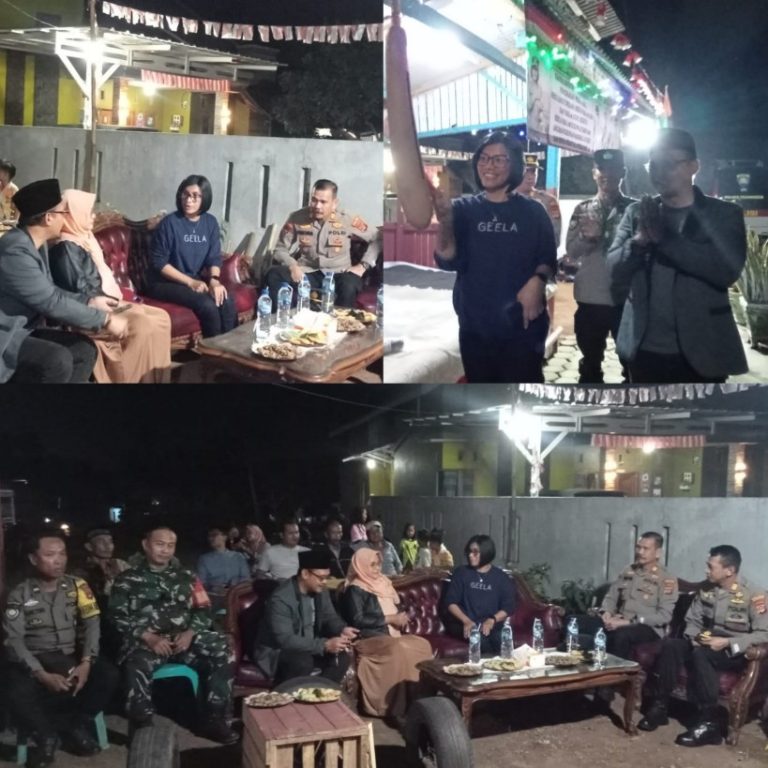 Resmikan Siskamling Desa Bagelen, AKBP Maya Henny Himbau Jaga Anak Perempuan