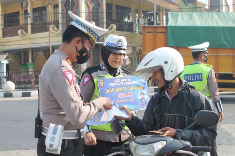 Satlantas Pesawaran Gelar OZK 2023, Ratusan Pelanggar Terjaring Razia