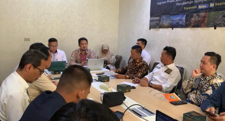 Bahas Perubahan Iklim Bersama Mitra Bentala, Bappeda Pesawaran Sebut SDA, Sanitasi Belum Maksimal