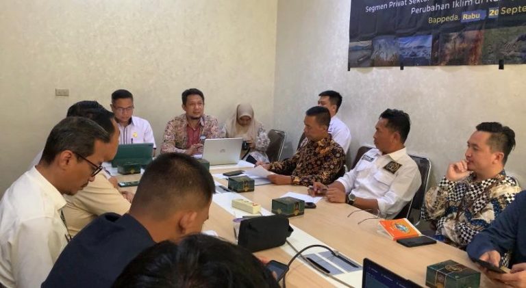Atasi Dampak Perubahan Iklim, Mitra Bentala Bersama Bappeda Pesawaran Duduk Bareng
