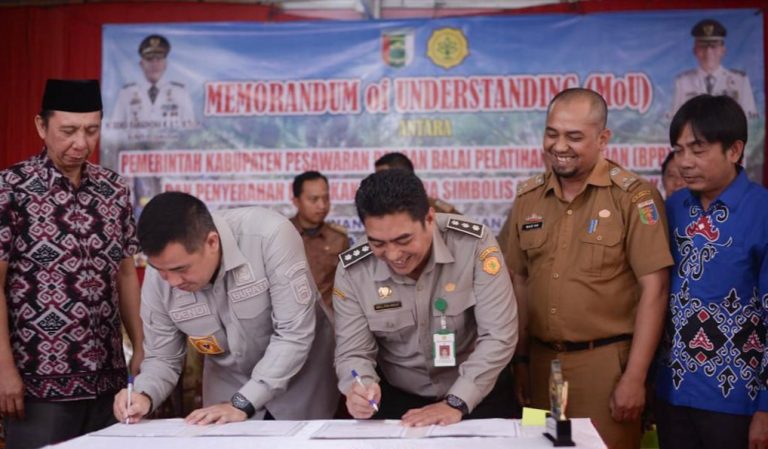 Optimalkan SDM, Pemkab Pesawaran Lakukan MoU Dengan BPP Provinsi Lampung